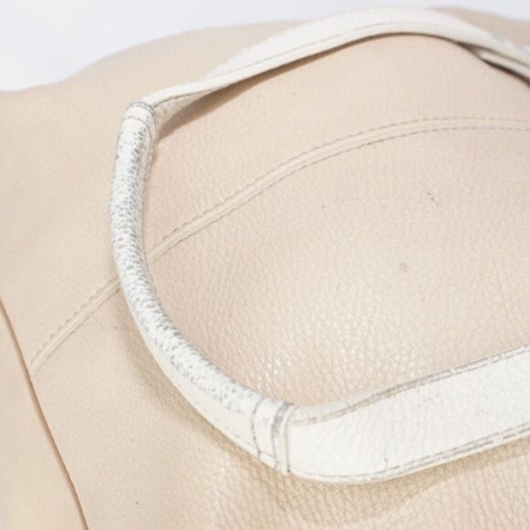 Coach Penelope B1282-F19264 Tan and Ivory Pebbled Leather Bag - Picture 10 of 11